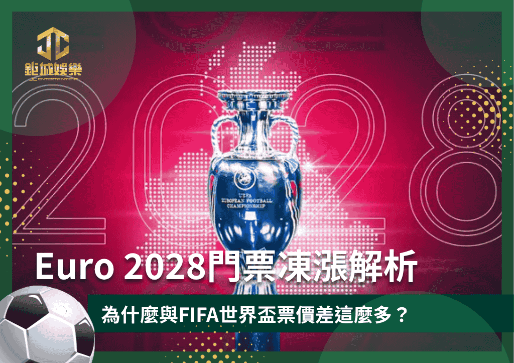 Euro 2028門票凍漲解析:為什麼與FIFA世界盃票價差這麼多?