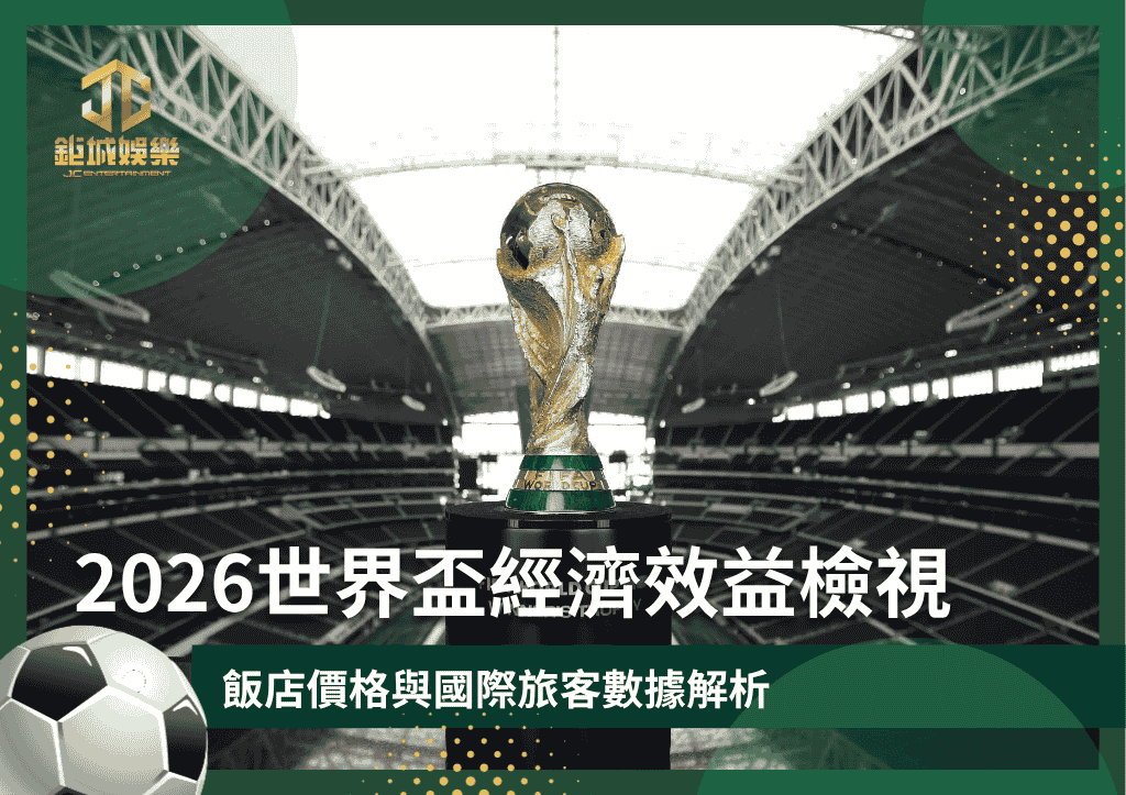 2026世界盃經濟效益檢視：飯店價格與國際旅客數據解析