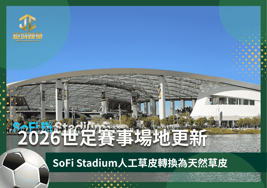 2026世足賽事場地更新！SoFi Stadium人工草皮轉換為天然草皮